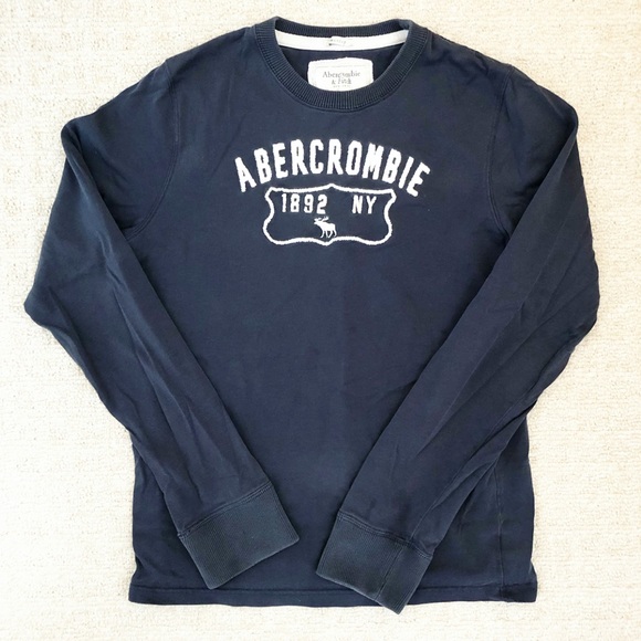 Abercrombie & Fitch Other - Blue-gray crewneck Abercrombie Muscle fit sweater